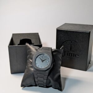 AURA SABR Watch – Full Black Arabic Dial